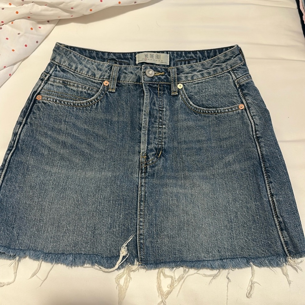 We The Free Mini Denim Skirt size 25